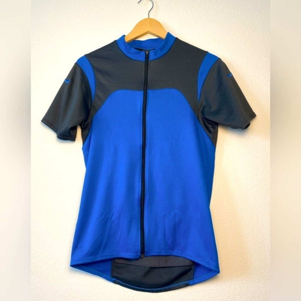 NIKE CYCLING JERSEY MENS SPHERE DRY FULL ZIP BACK ZIPPER POCKET SIZE SMALL‎